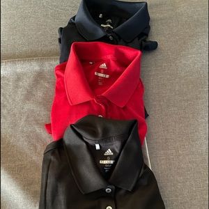 Adidas Pack of 3 ladies  golf shirts